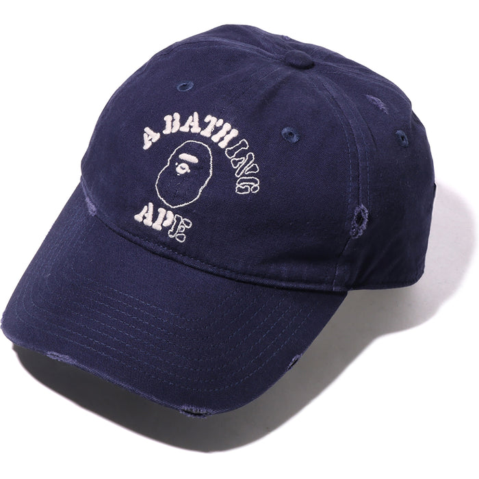 WORN OUT COLLEGE CAP MENS