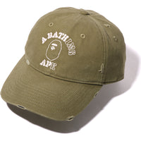 WORN OUT COLLEGE CAP MENS