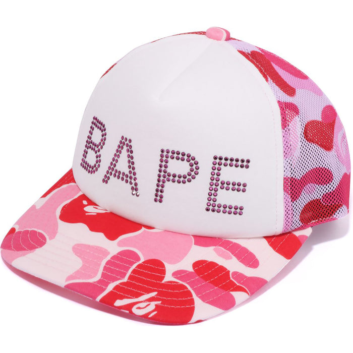 ABC CAMO CRYSTAL STONE MESH CAP LADIES