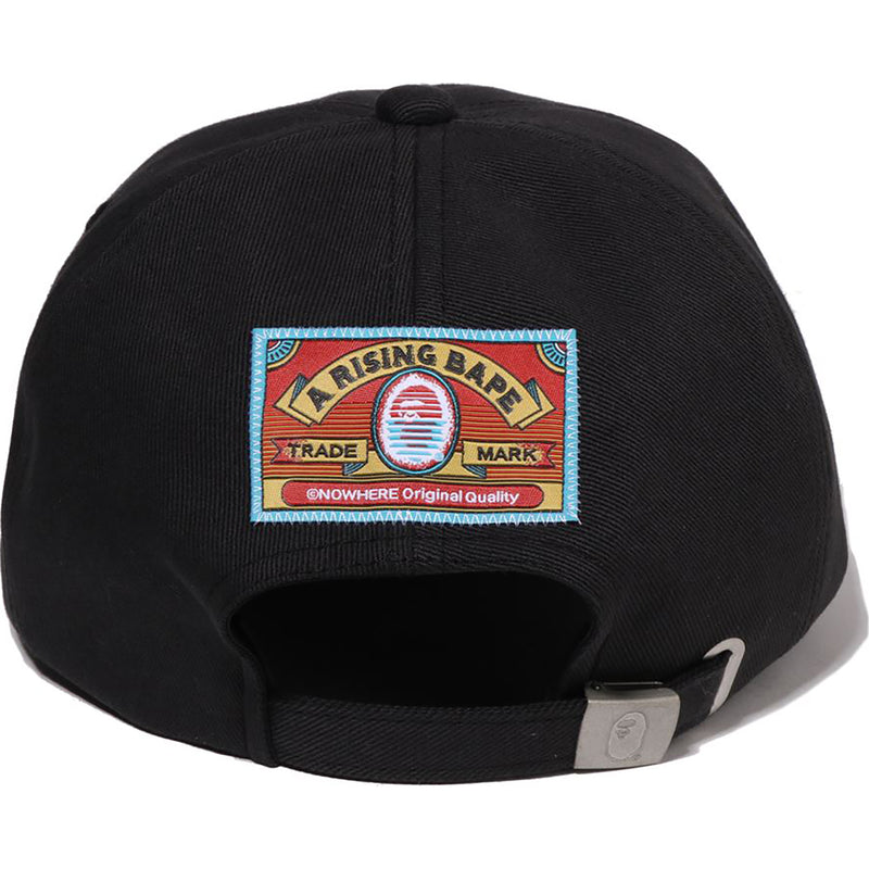 A RISING BAPE PANEL CAP MENS