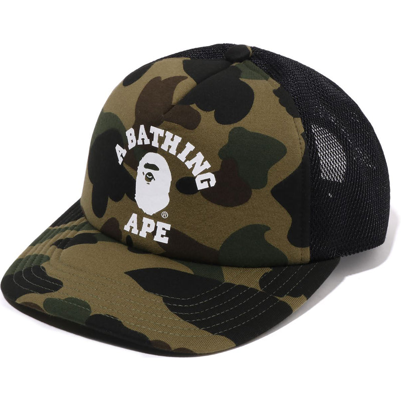 1ST CAMO COLLEGE MESH CAP MENS
