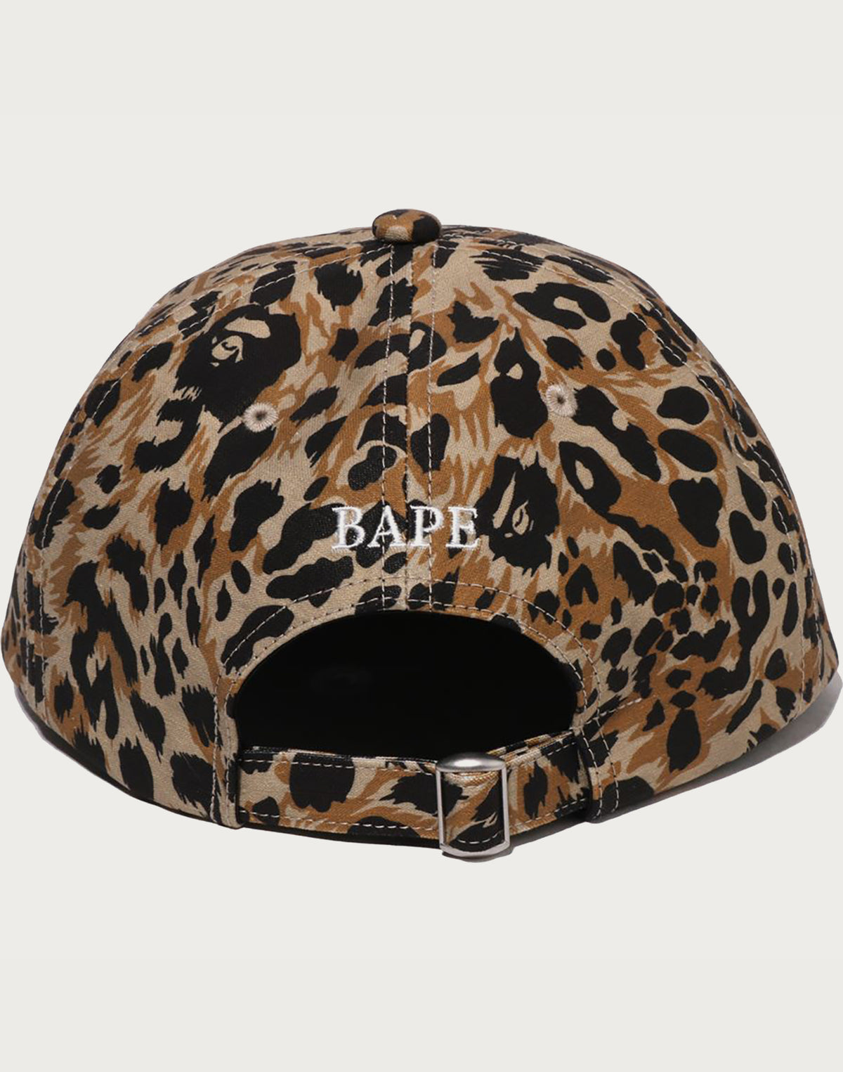 WILD LEOPARD PATTERN ONE POINT CAP MENS