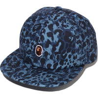 WILD LEOPARD PATTERN ONE POINT CAP MENS