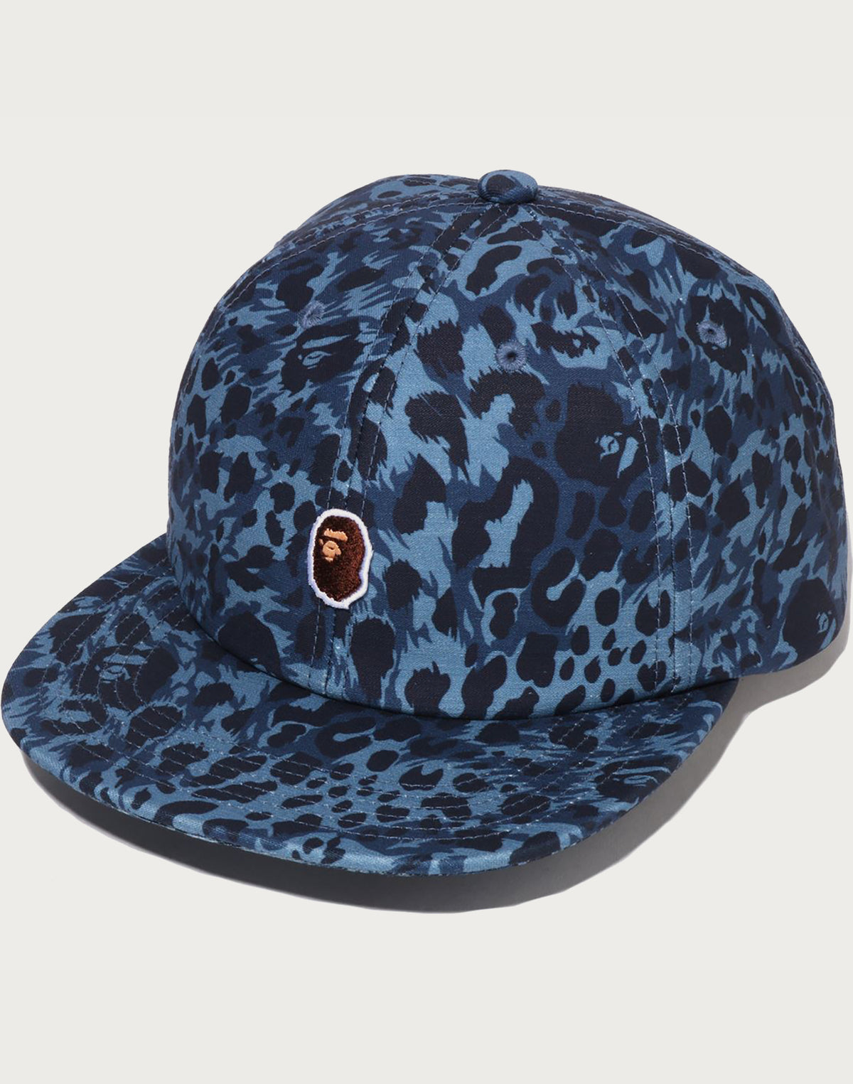 WILD LEOPARD PATTERN ONE POINT CAP MENS