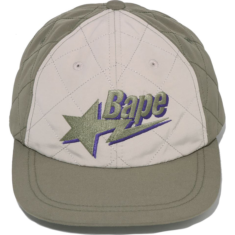 BAPE STA LOGO QUILTING CAP MENS