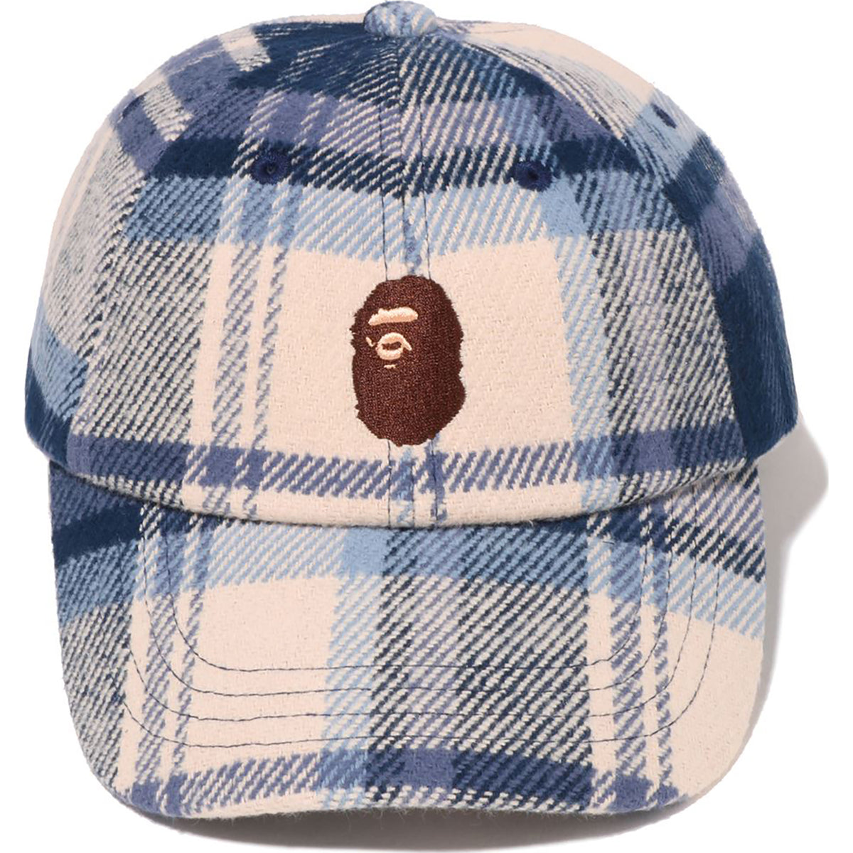 BAPE CHECK PANEL CAP MENS