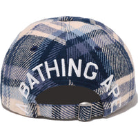 BAPE CHECK PANEL CAP MENS