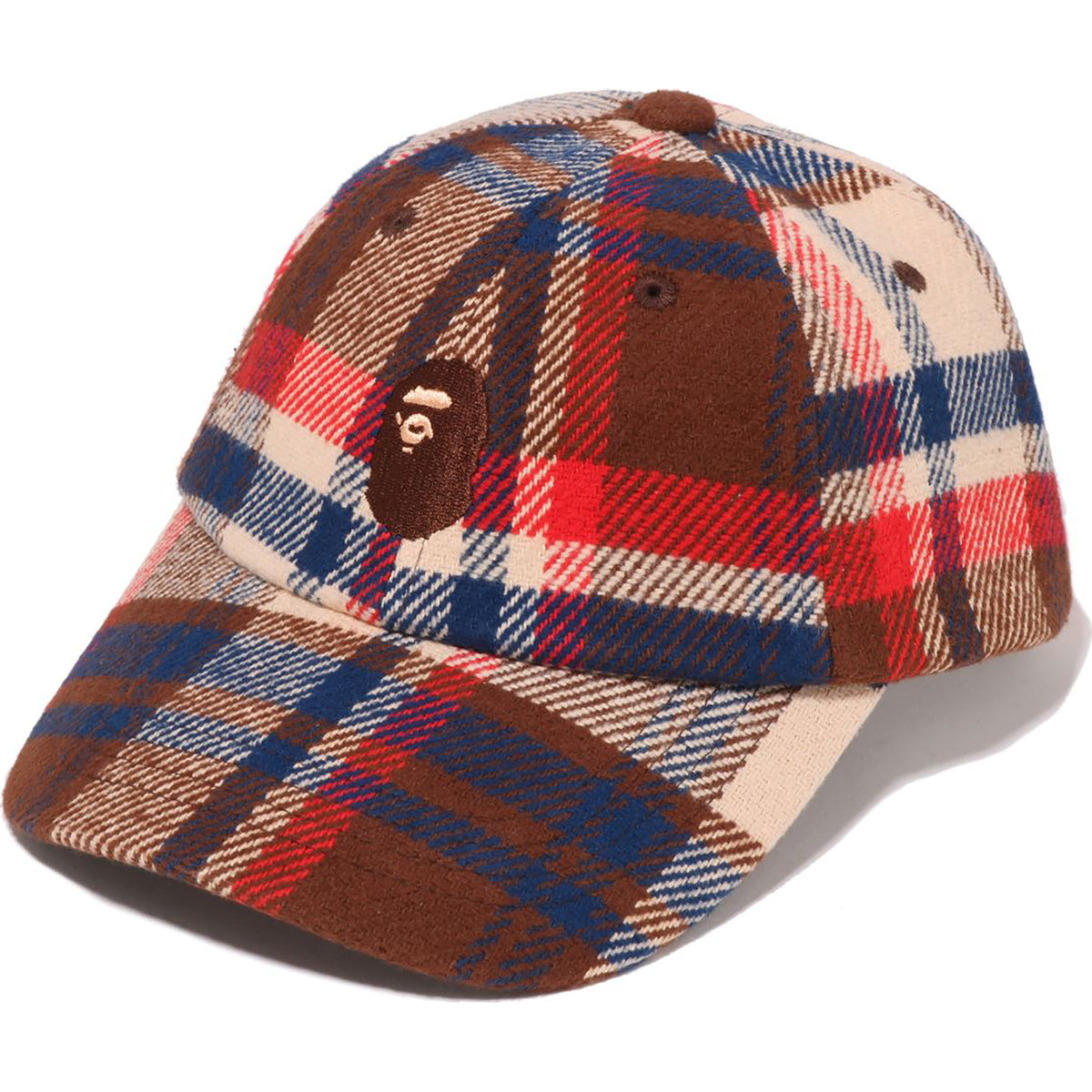 BAPE CHECK PANEL CAP MENS