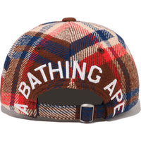 BAPE CHECK PANEL CAP MENS
