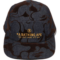 CAMO FLOCKED DENIM JET CAP MENS