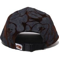 CAMO FLOCKED DENIM JET CAP MENS