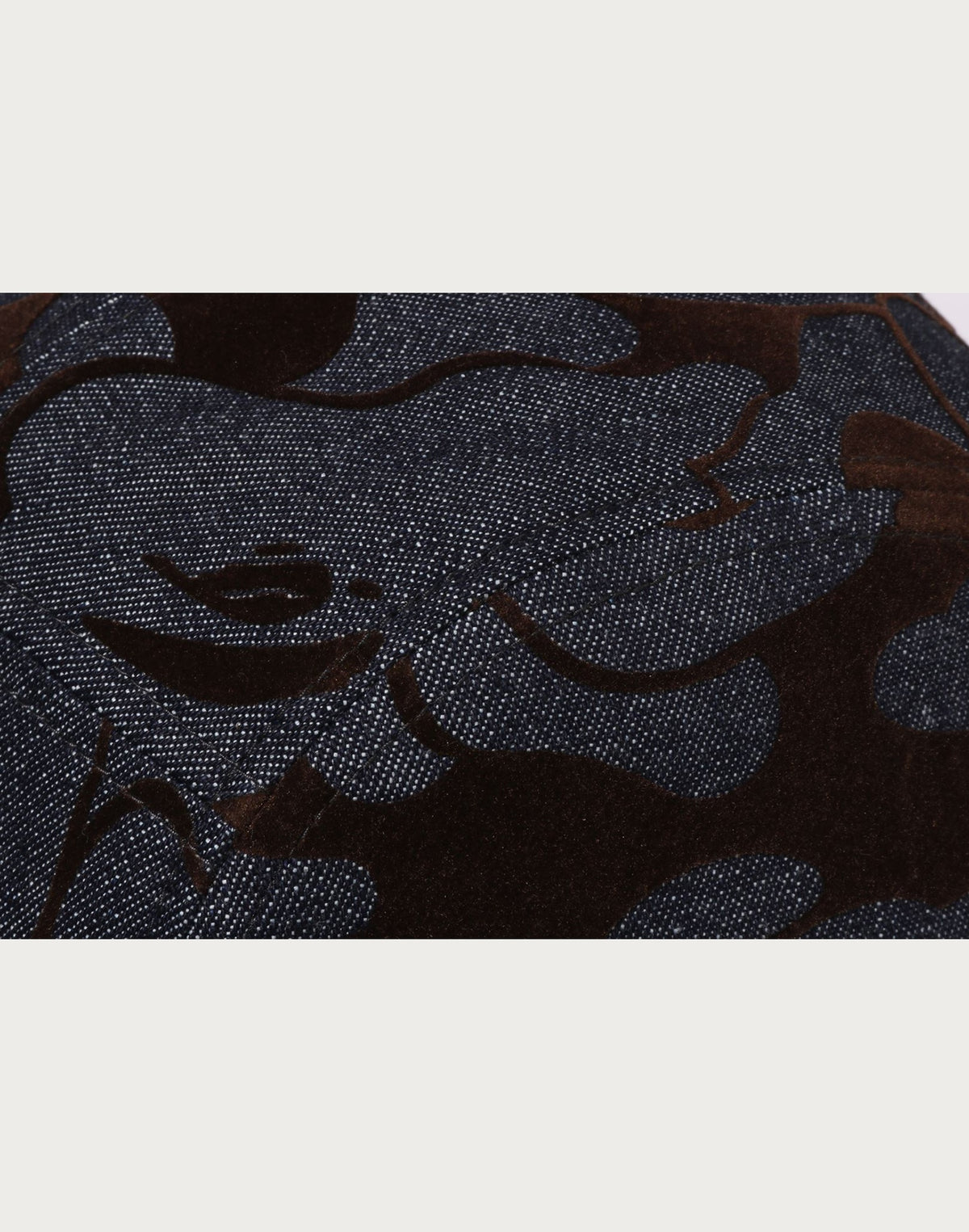 CAMO FLOCKED DENIM JET CAP MENS