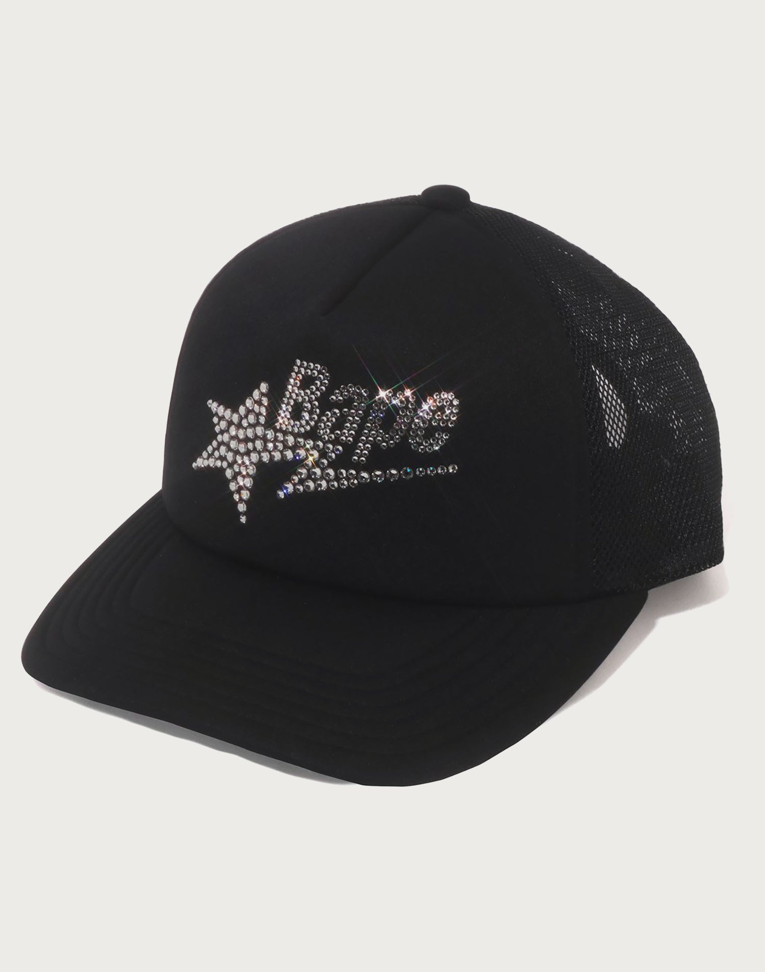 CRYSTAL STONE BAPE STA LOGO MESH CAP LADIES – us.bape.com