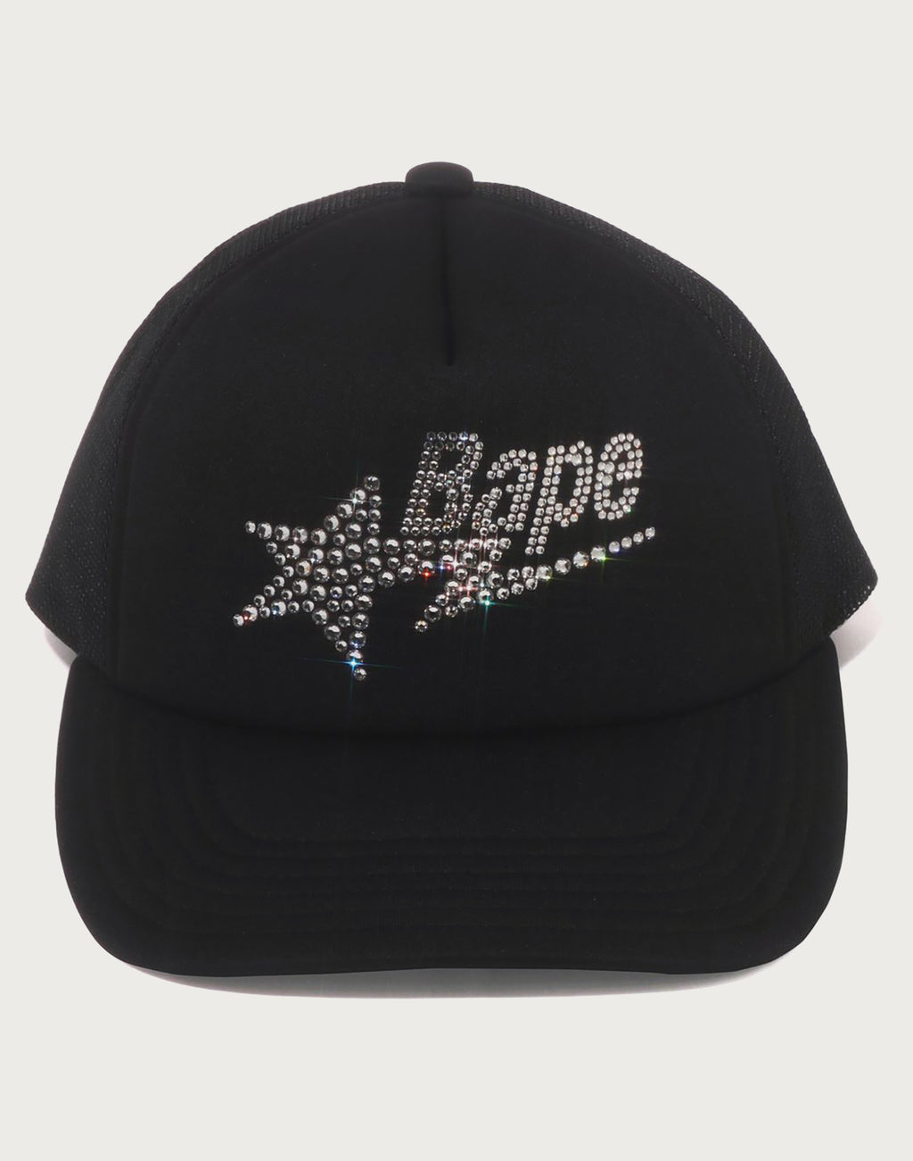 CRYSTAL STONE BAPE STA LOGO MESH CAP LADIES