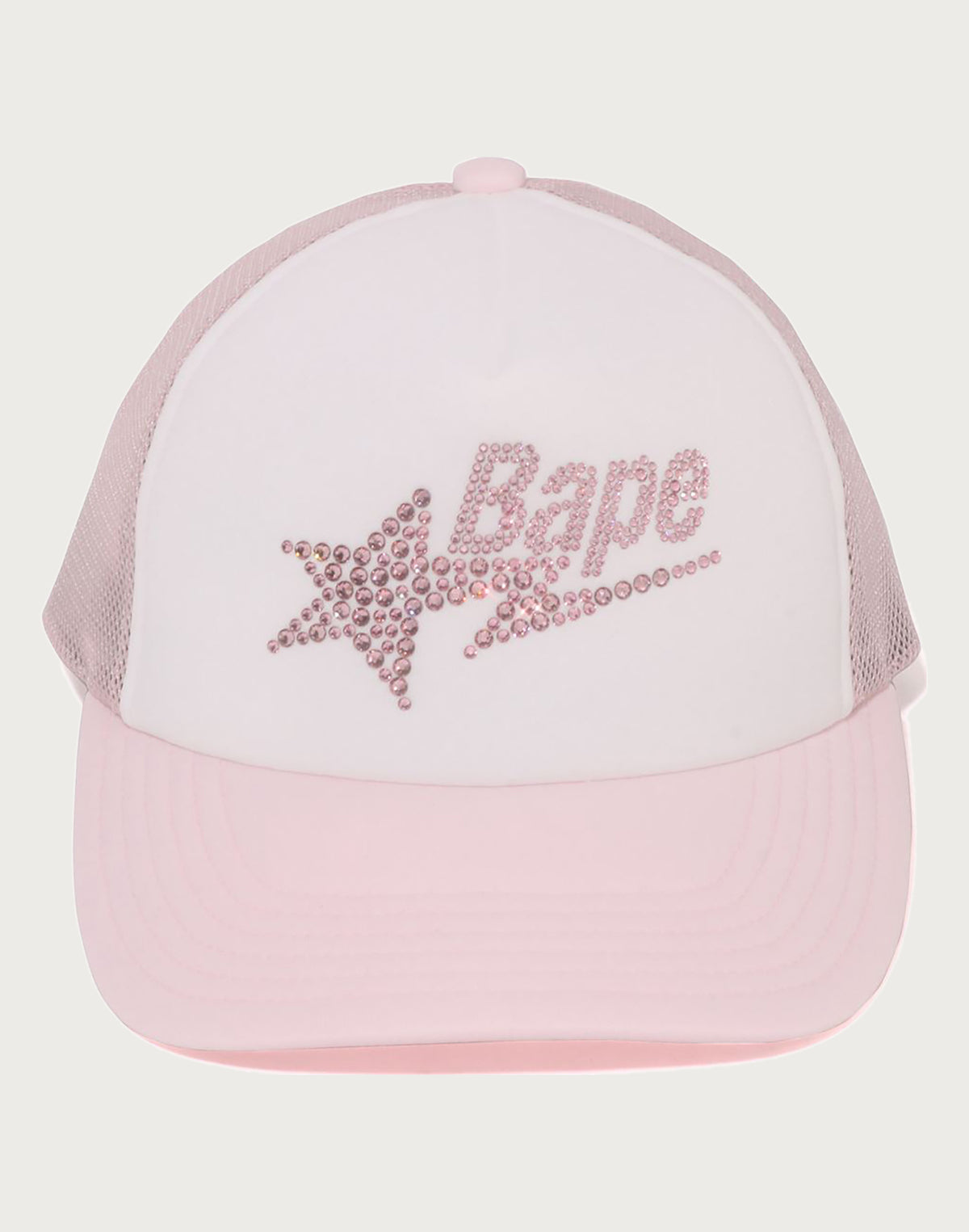 CRYSTAL STONE BAPE STA LOGO MESH CAP LADIES