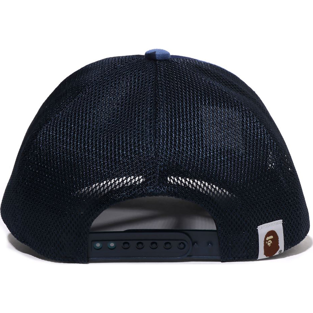 COLOR CAMO CRYSTAL BATHING APE LOGO MESH CAP LADIES