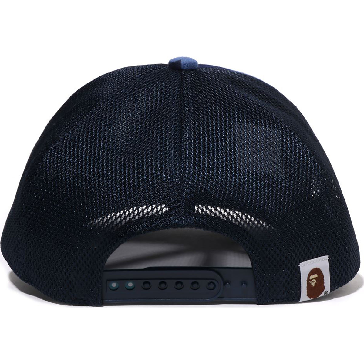 COLOR CAMO CRYSTAL BATHING APE LOGO MESH CAP LADIES