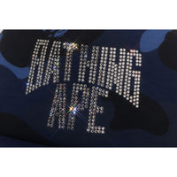 COLOR CAMO CRYSTAL BATHING APE LOGO MESH CAP LADIES