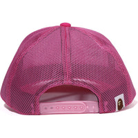 COLOR CAMO CRYSTAL BATHING APE LOGO MESH CAP LADIES