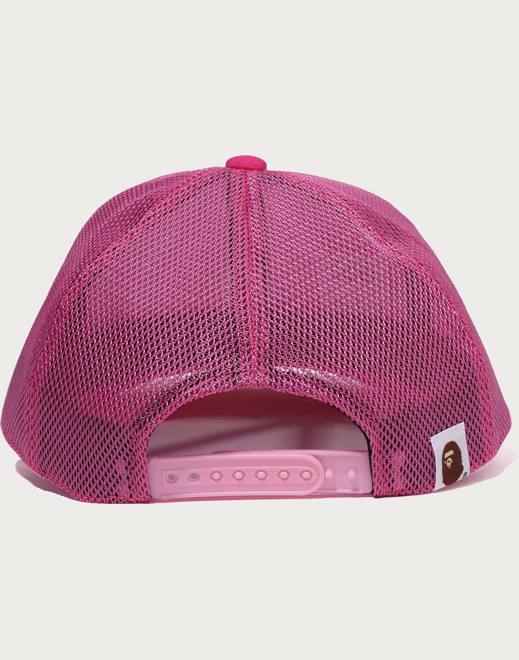 COLOR CAMO CRYSTAL BATHING APE LOGO MESH CAP LADIES