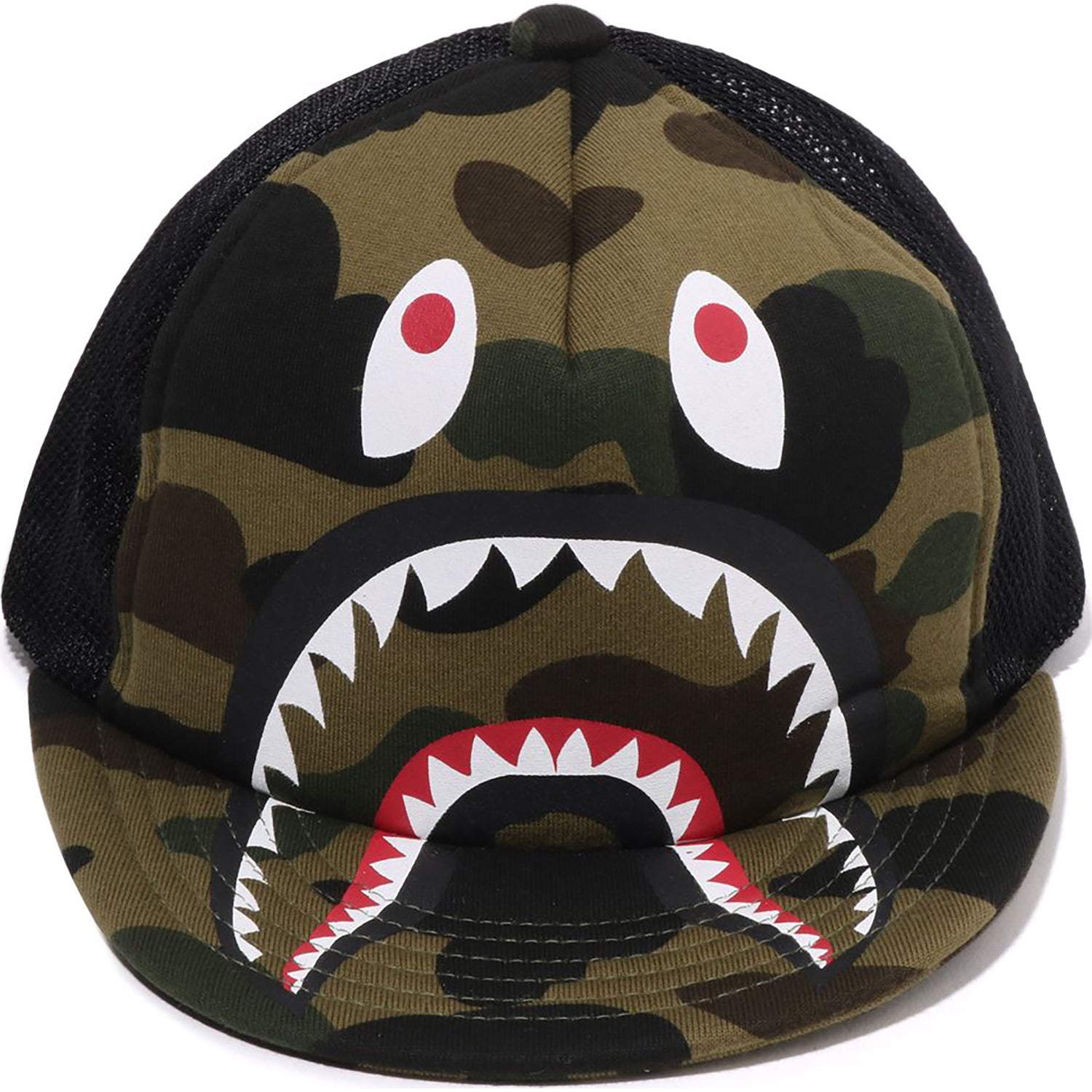 1ST CAMO SHARK SQUARE CUSHION M ブラック A BATHING APE Goods 1ST CAMO SHARK SQUARE CUSHION