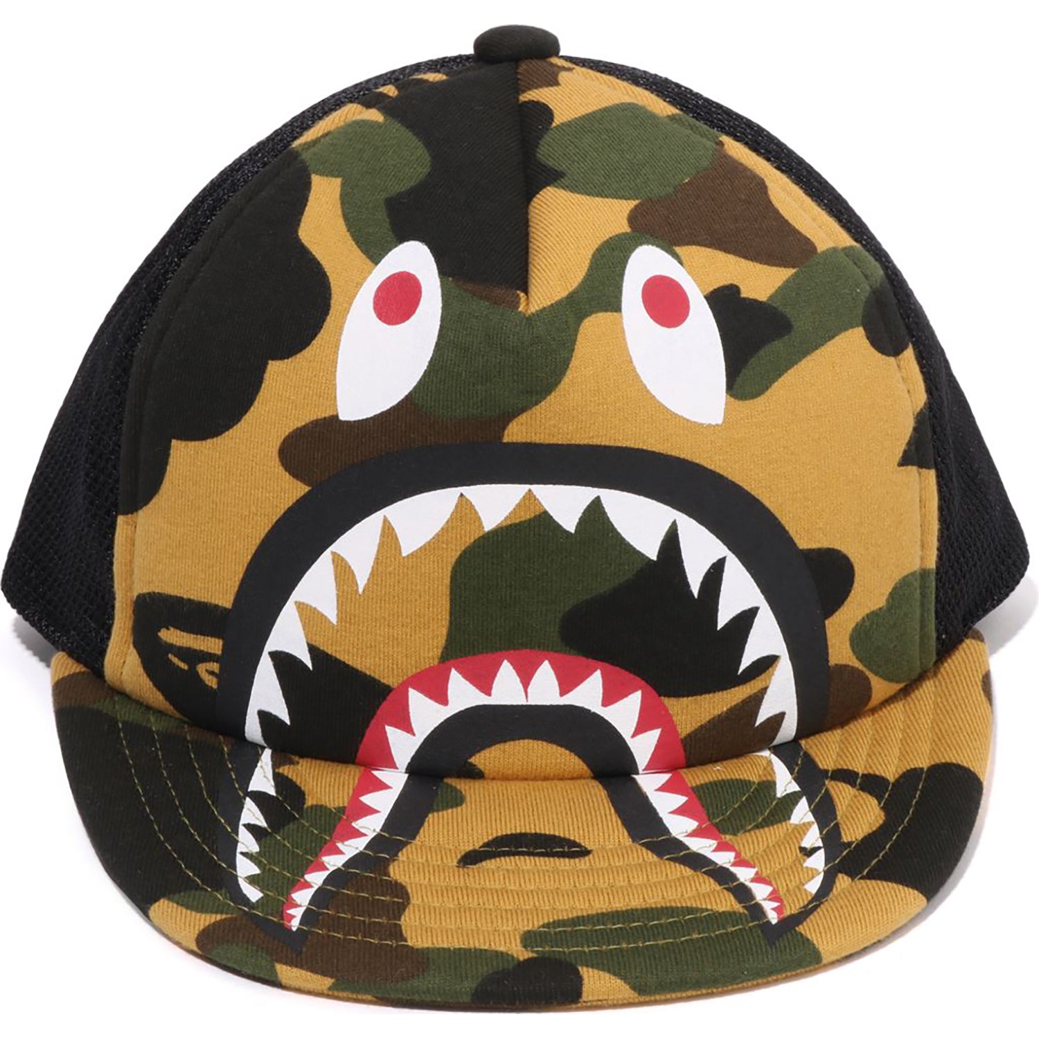 1ST CAMO SHARK MESH CAP KIDS – us.bape.com