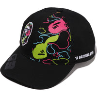 BAPE X F1LV CAMO APE HEAD CAP MENS