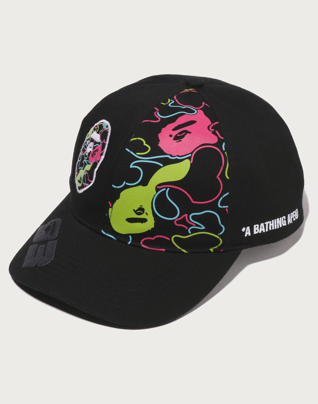 BAPE X F1LV CAMO APE HEAD CAP MENS