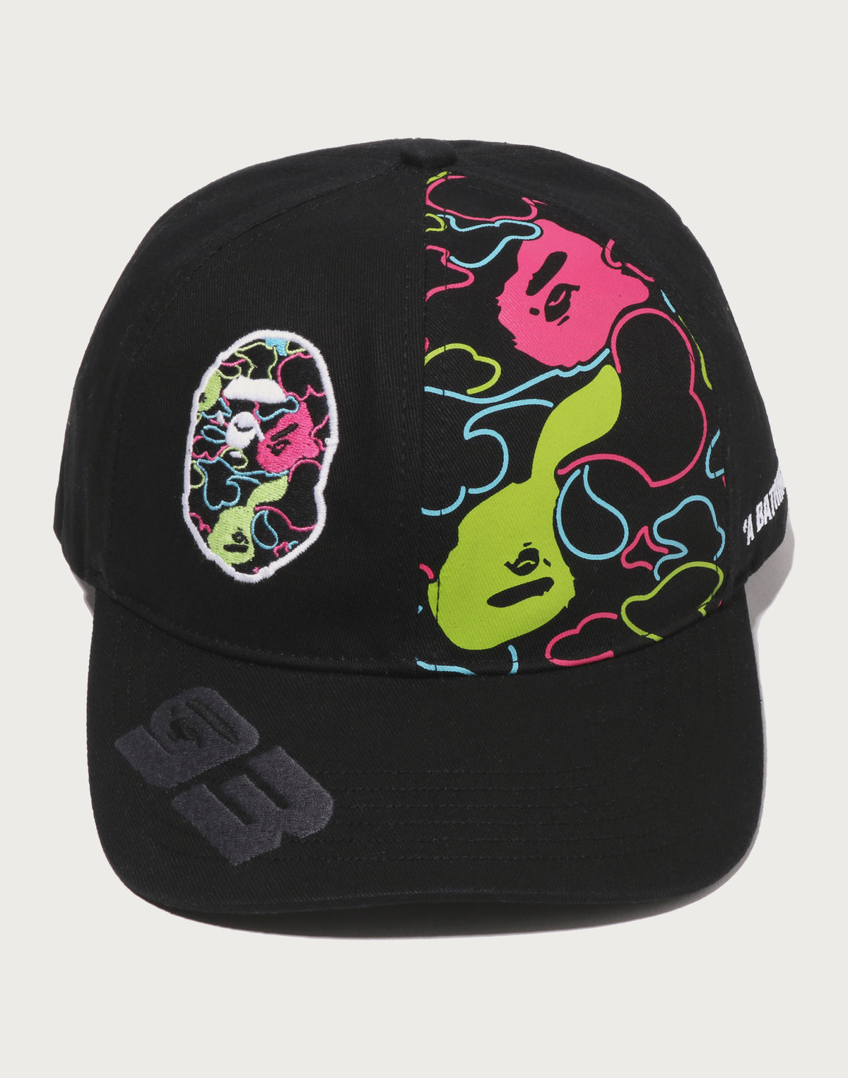 BAPE X F1LV CAMO APE HEAD CAP MENS