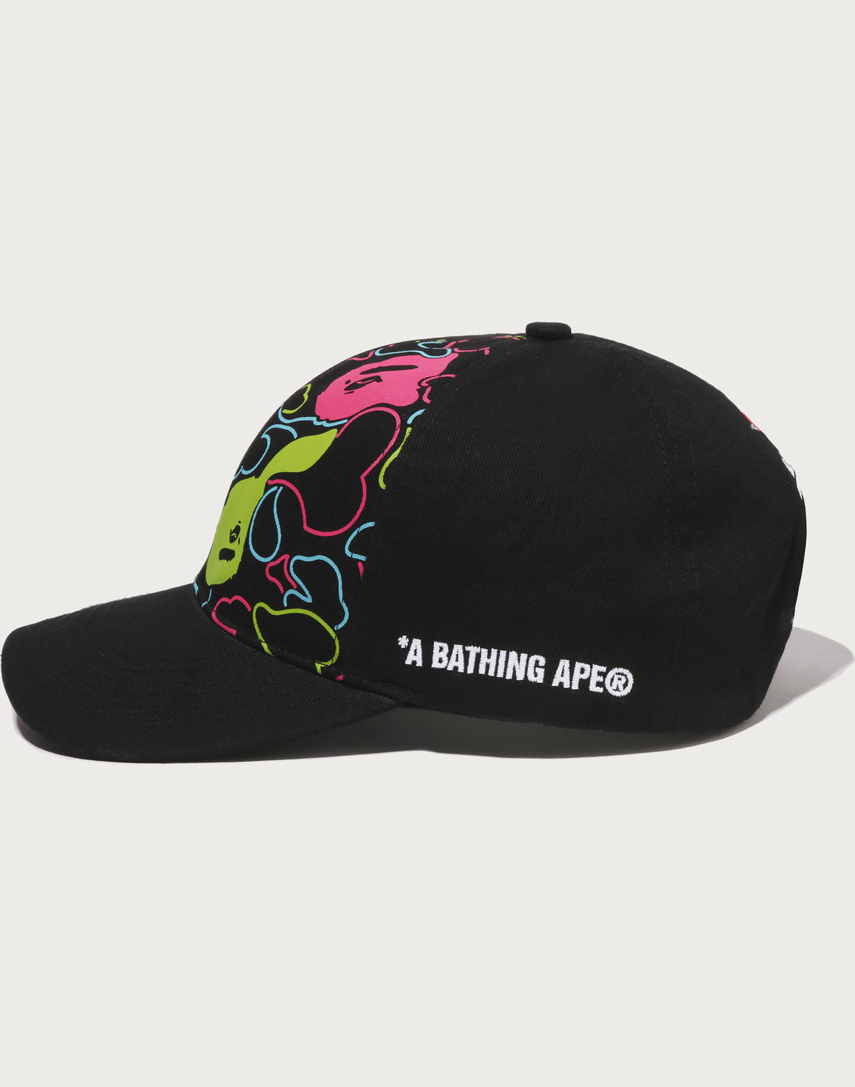 BAPE X F1LV CAMO APE HEAD CAP MENS