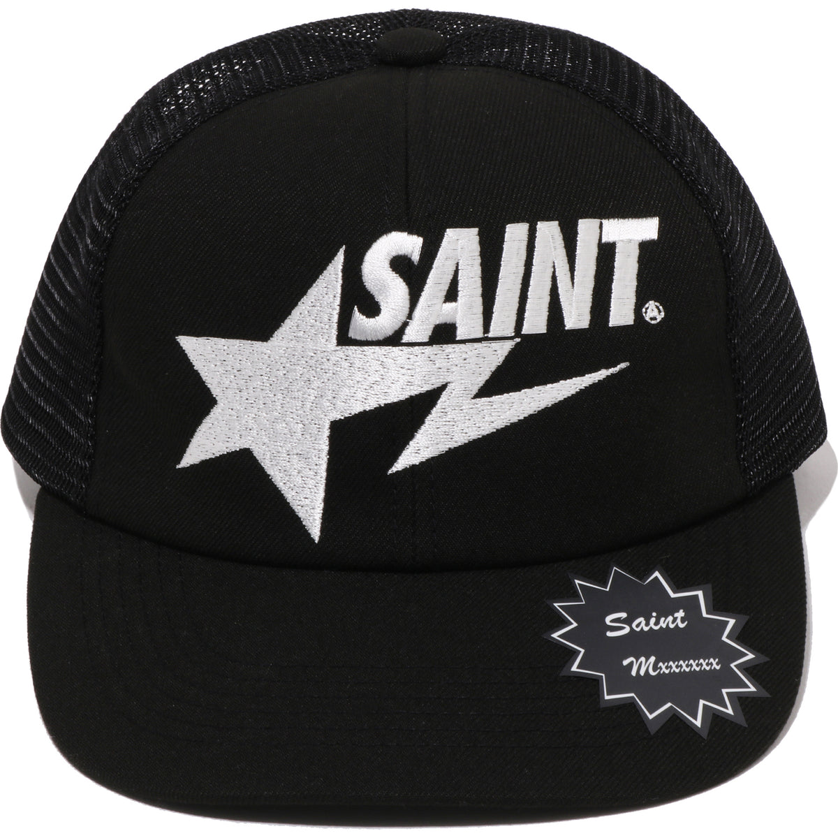 BAPE X SAINT MXXXXXX SAINT STA MESH CAP MENS