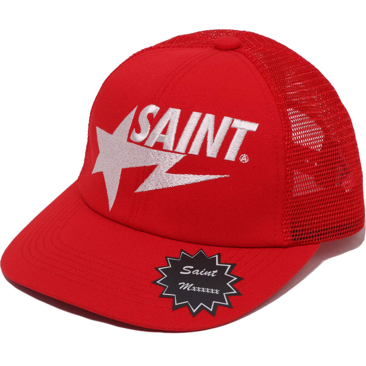 BAPE X SAINT MXXXXXX SAINT STA MESH CAP MENS