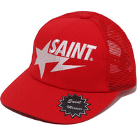 BAPE X SAINT MXXXXXX SAINT STA MESH CAP MENS