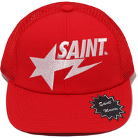 BAPE X SAINT MXXXXXX SAINT STA MESH CAP MENS