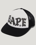 BAPE GLITTER PRINT MESH CAP MENS