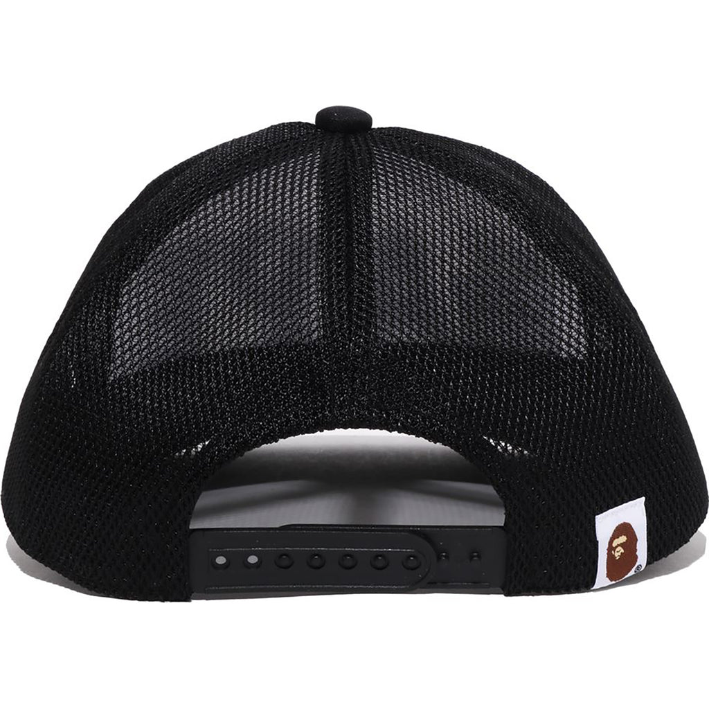 BAPE GLITTER PRINT MESH CAP MENS