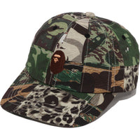 CAMO PATCHWORK PANEL CAP MENS