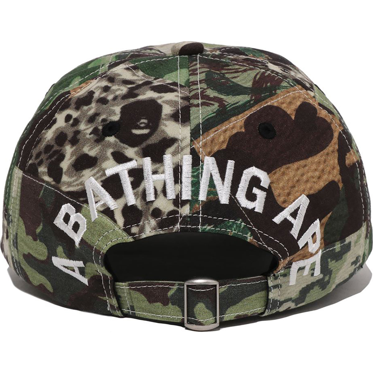 CAMO PATCHWORK PANEL CAP MENS