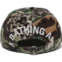 CAMO PATCHWORK PANEL CAP MENS