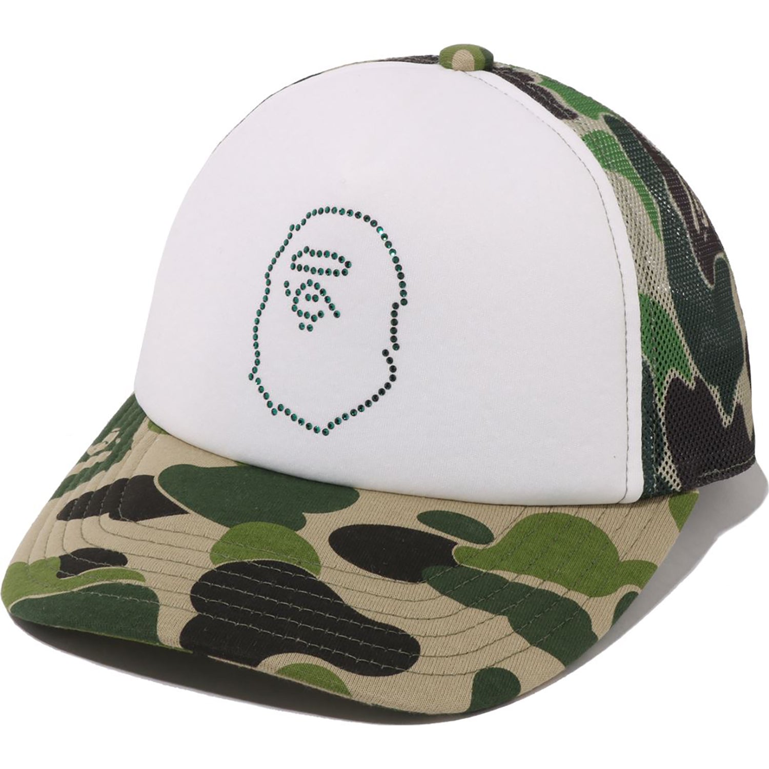 ABC CAMO CRYSTAL STONE MESH CAP LADIES – us.bape.com