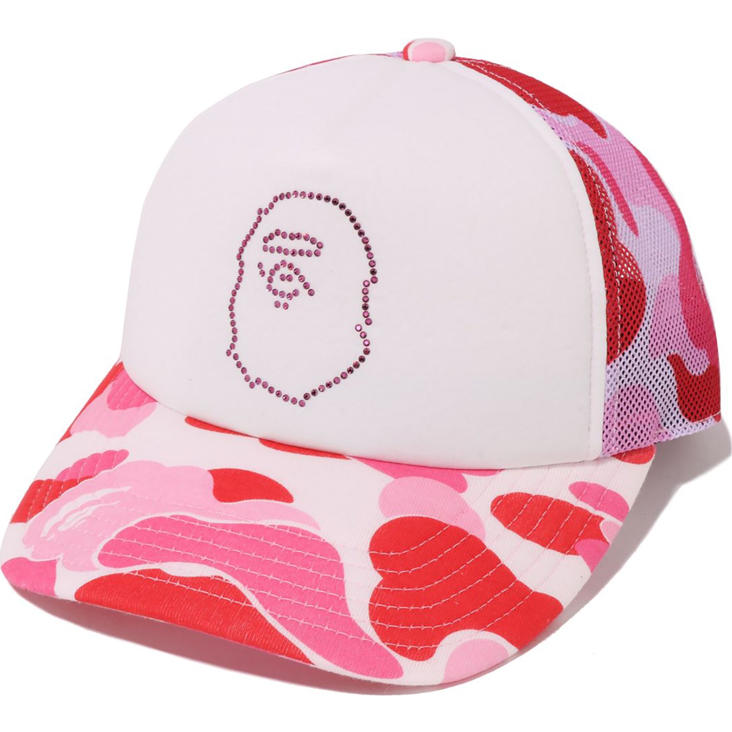 ABC CAMO CRYSTAL STONE MESH CAP LADIES – us.bape.com