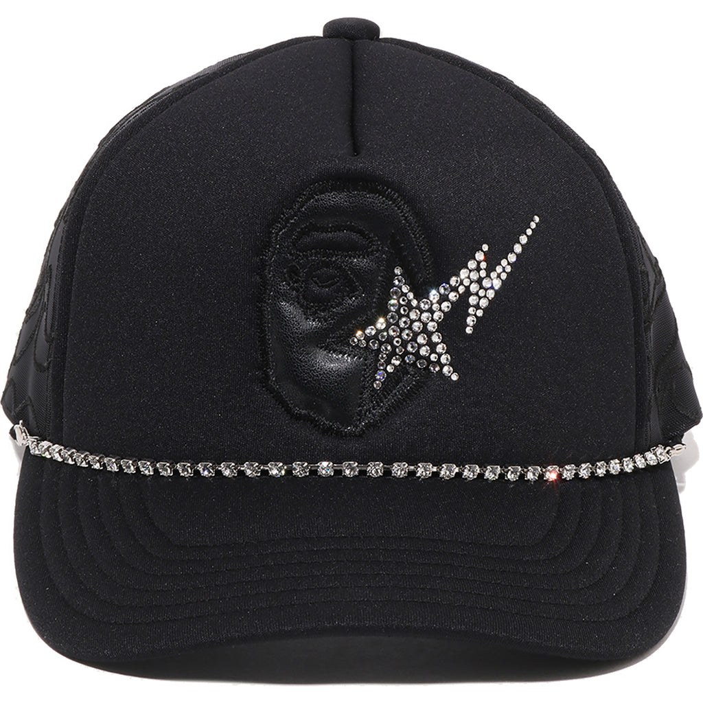 APE HEAD CRYSTAL MESH CAP MENS
