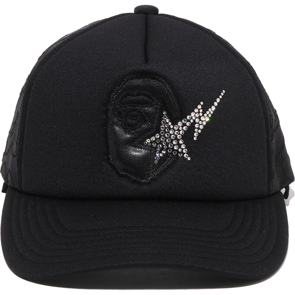APE HEAD CRYSTAL MESH CAP MENS