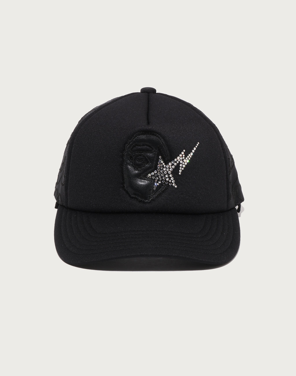 APE HEAD CRYSTAL MESH CAP MENS