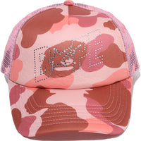 1ST CAMO CRYSTAL STONE BAPE STA LOGO MESH CAP LADIES