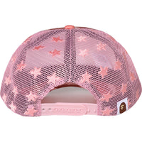 1ST CAMO CRYSTAL STONE BAPE STA LOGO MESH CAP LADIES
