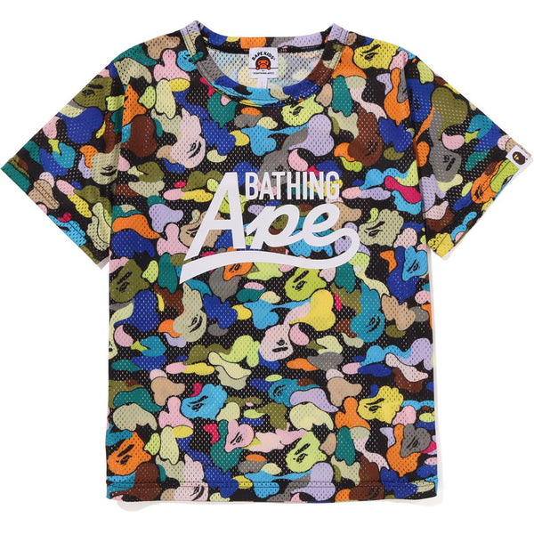 MULTI CAMO MESH TEE KIDS | us.bape.com