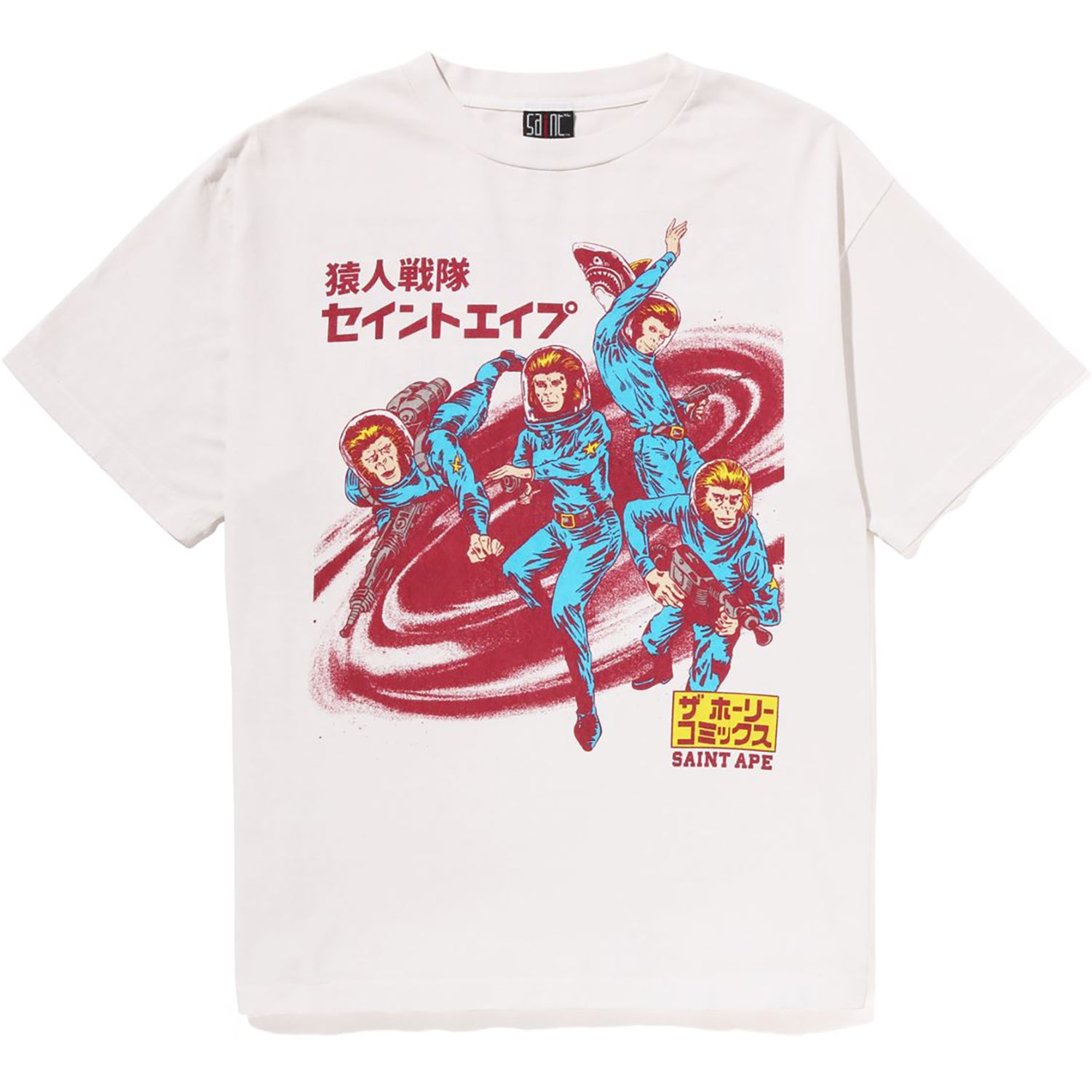 BAPE X SAINT MXXXXXX APE SQUADRON TEE MENS – us.bape.com