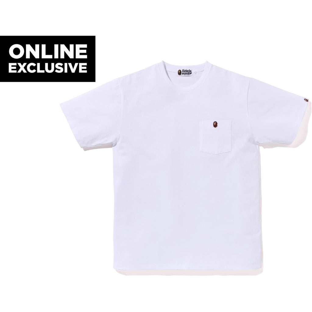 ONE POINT POCKET TEE BAPEC MENS