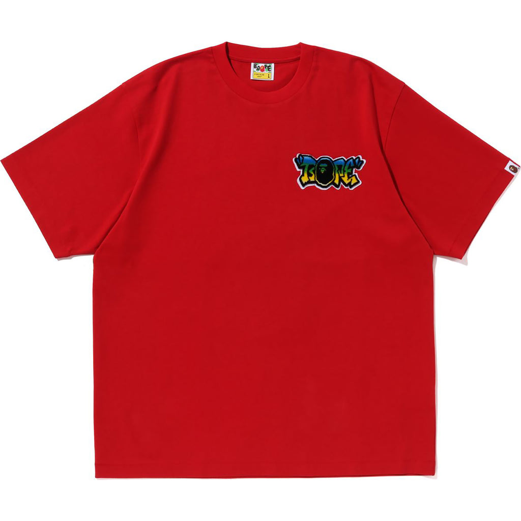 GRAFFITI BRUSH APPLIQUE TEE MENS | us.bape.com